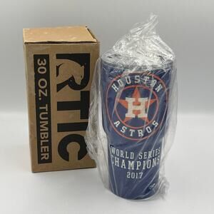 RTIC Houston Astros World Series Champions 2017 30oz Tumbler Customized NEW